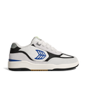Skategoat C25 Shoes in Smoke White, Black & Blue