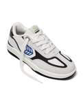 Skategoat C25 Shoes in Smoke White, Black & Blue