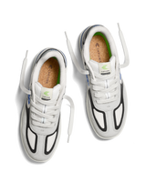 Skategoat C25 Shoes in Smoke White, Black & Blue