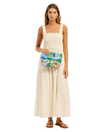 The Seafolly Viva Vacation Wash Bag in Powder Blue