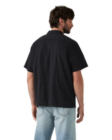 Sunset Camp Shirt in Jet Black