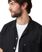 Sunset Camp Shirt in Jet Black