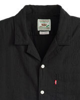 Sunset Camp Shirt in Jet Black