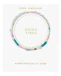 Happy Little Moments Good Vibes Bracelet in Silver