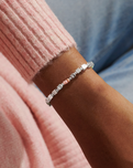 Happy Little Moments Good Vibes Bracelet in Silver