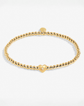 The Joma Jewellery A Little 'Happy Birthday' Bracelet in Gold Plating