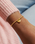 The Joma Jewellery A Litte 'Robins Appear When Loved Ones Are Near' Bracelet in Gold Plating