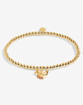 The Joma Jewellery A Litte 'Robins Appear When Loved Ones Are Near' Bracelet in Gold Plating