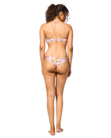 The Watercult Womens Pretty Boho Bandeau Bikini Top in Pink Spring