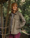 Stella Shirt in Dusty Olive