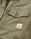 The Passenger Womens Stella Shirt in Dusty Olive