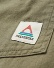 The Passenger Womens Stella Shirt in Dusty Olive