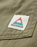 The Passenger Womens Stella Shirt in Dusty Olive