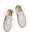 Hoefler T20 Pro Shoes in Smoke White Gum, Green & Black