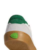 Hoefler T20 Pro Shoes in Smoke White Gum, Green & Black