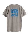 The Kavu Mens Cubed T-Shirt in Greige