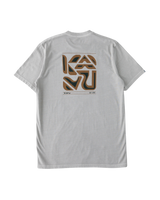 The Kavu Mens Cubed T-Shirt in Ultimate Grey