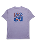 Cubed T-Shirt in Dusted Grape