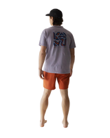Cubed T-Shirt in Dusted Grape