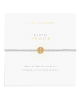 A Little Peace Bracelet in Silver & Gold