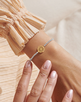 A Little Peace Bracelet in Silver & Gold