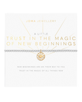 A Little Trust In The Magic Of New Beginnings Bracelet in Silver & Gold