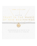 A Little Trust In The Magic Of New Beginnings Bracelet in Silver & Gold