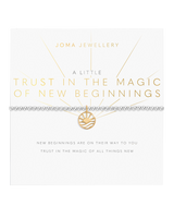 A Little Trust In The Magic Of New Beginnings Bracelet in Silver & Gold