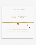 A Little Paw Print Bracelet in Gold from Joma Jewellery
