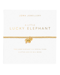 A Little Lucky Elephant Bracelet in Gold