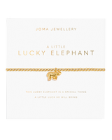 A Little Lucky Elephant Bracelet in Gold