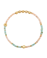 The Joma Jewellery Happy Little Moments Good Karma Anklet in Gold Plating | Available at Anns Cottage