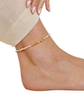 The Joma Jewellery Happy Little Moments Good Karma Anklet in Gold Plating | Available at Anns Cottage