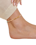The Joma Jewellery Happy Little Moments Good Karma Anklet in Gold Plating | Available at Anns Cottage