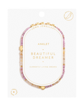 The Joma Jewellery Happy Little Moments Beautiful Dreamer Anklet in Gold Plating