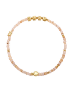 The Joma Jewellery Happy Little Moments Let Your Soul Glow Anklet in Gold Plating