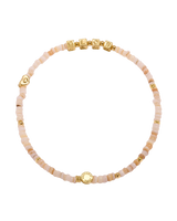 The Joma Jewellery Happy Little Moments Let Your Soul Glow Anklet in Gold Plating