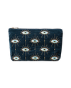 Mystical Eye Everyday Pouch in Ink Blue