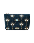 Mystical Eye Everyday Pouch in Ink Blue