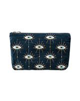 Mystical Eye Everyday Pouch in Ink Blue