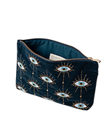 Mystical Eye Everyday Pouch in Ink Blue