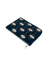 Mystical Eye Everyday Pouch in Ink Blue