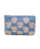 Pearl Shell Velvet Everyday Pouch in Dusky Blue
