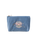 Pearl Shell Velvet Mini Pouch in Dusky Blue
