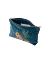 Tropical Jaguar Mini Pouch in Rich Blue