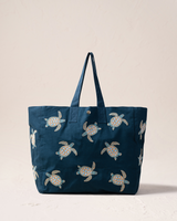 The Elizabeth Scarlett Turtle Conservation Carryall in Ink Blue