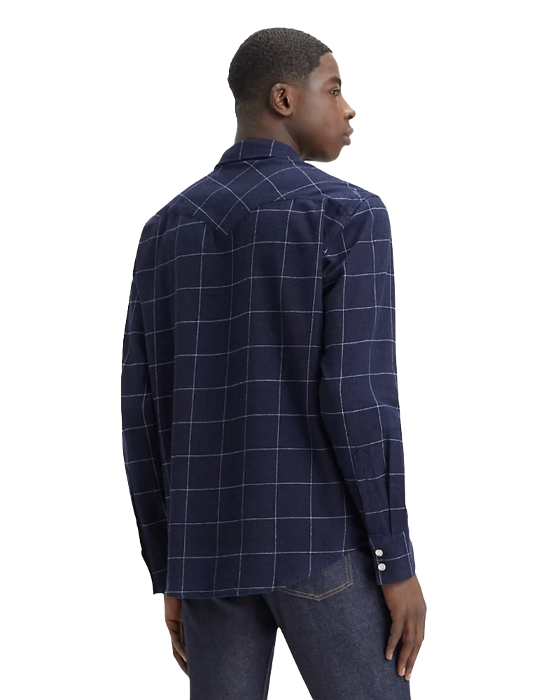 The Levi's® Mens Barstow Western Standard Shirt in Dark Indigo