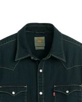 The Levi's® Mens Barstow Western Standard Shirt in Beautiful Ash Blue Black