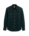 The Levi's® Mens Barstow Western Standard Shirt in Beautiful Ash Blue Black