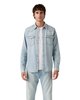 Barstow Western Standard Shirt in Solucell Worn-in